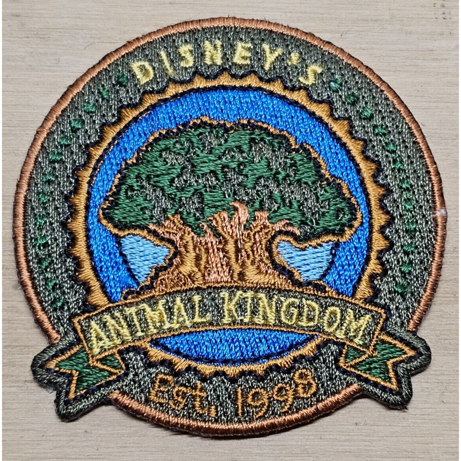 1990s Disney\'s Animal Kingdom Souvenir Embroidered Patch - Cast Memorabilia