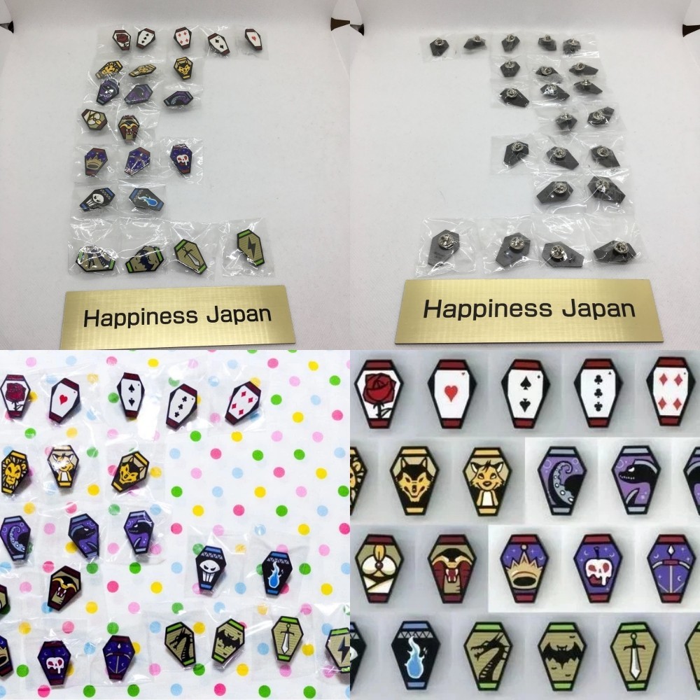 Disney Twisted Wonderland Character Icon Pins Collection Complete 22 Set Japan