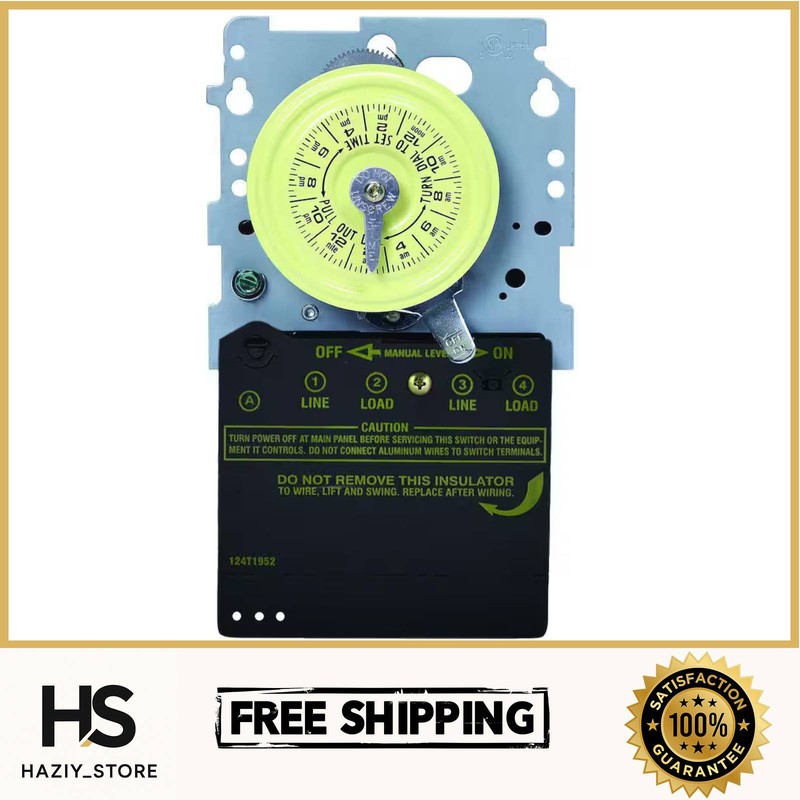 Intermatic T104MD89 40A DPST 24Hr Mechanical Time Switch 208-277V Heavy Duty