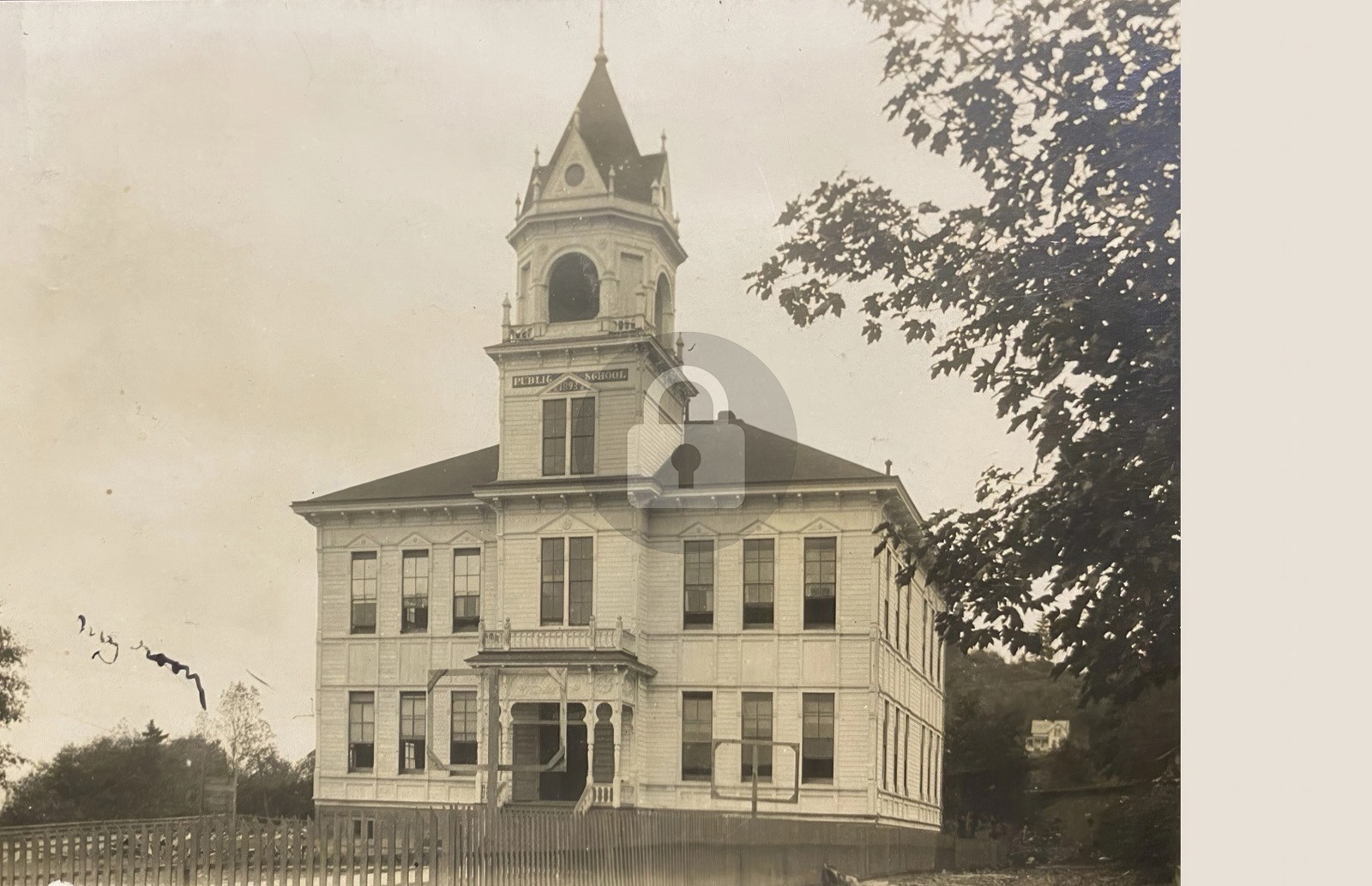 Astoria Oregon OR 1910 Public School RPPC Photo Postcard COPY