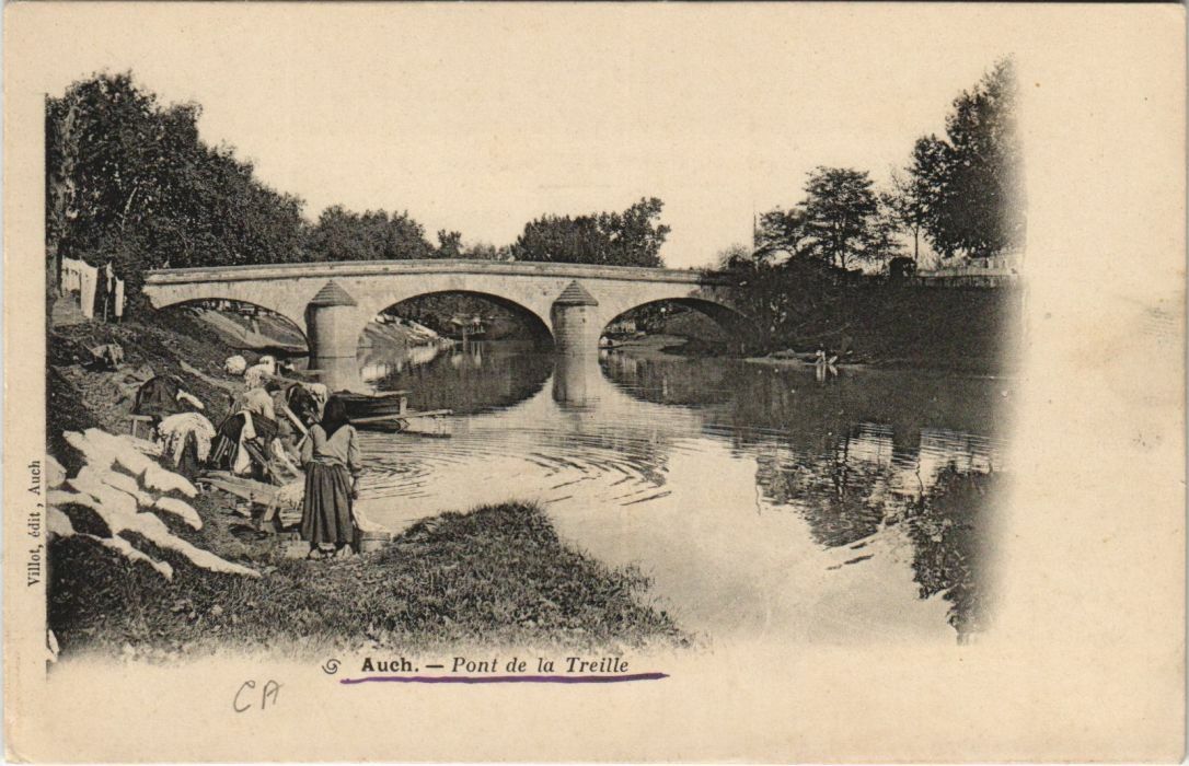 Old postcard Pont de la Treille (1169651)