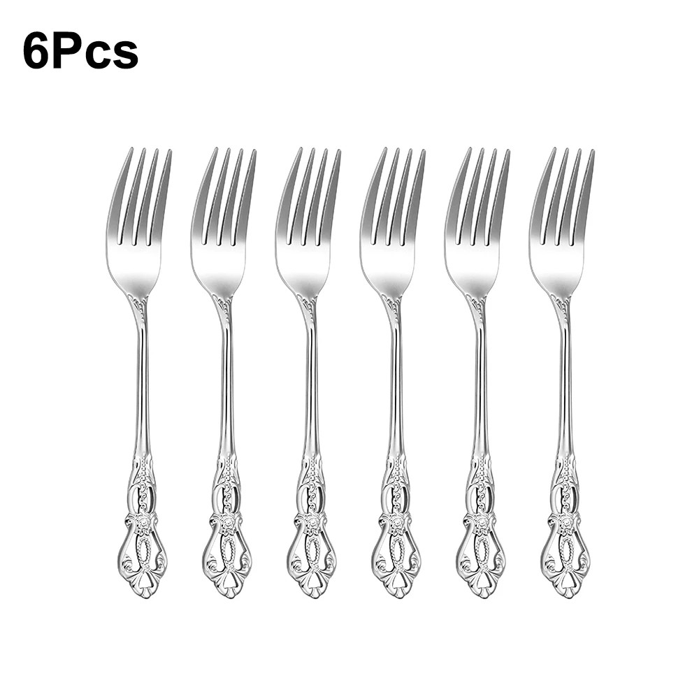 Elegant Luxury Stainless Steel Cutlery Set - 6/24/30 Pieces for Dining