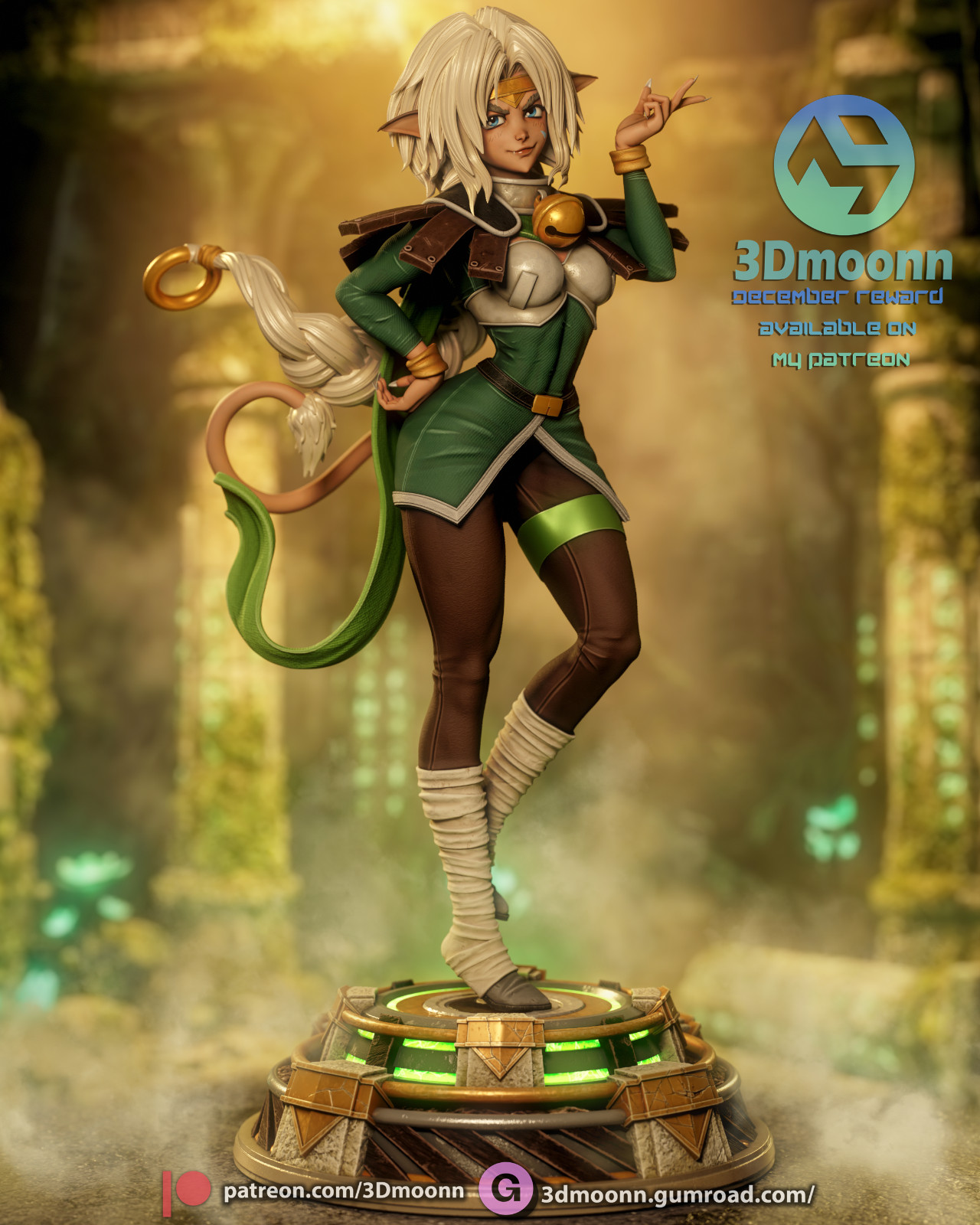 Aisha Clan‑Clan | Outlaw Star | UNPAINTED | 1/6 Scale Resin Kit Aisha Clan‑Clan | Outlaw Star | UNPAINTED | 1/6 Scale Resin Kit