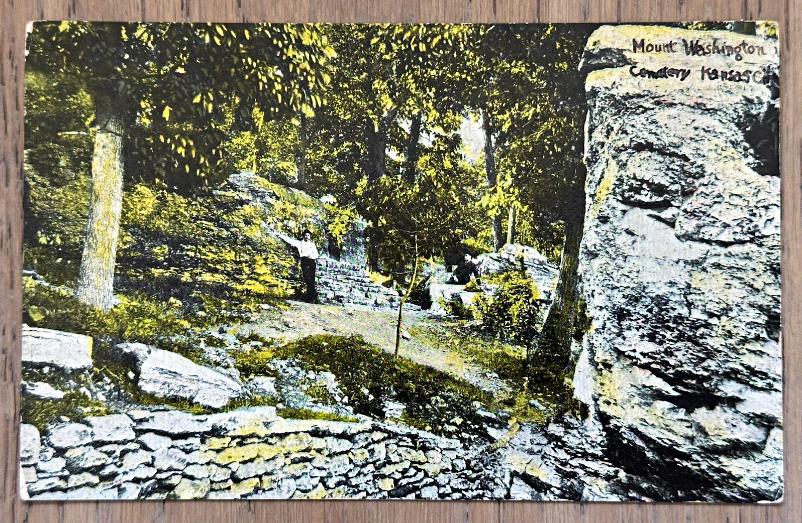 MT WASHINGTON CEMETERY Kansas City MO Postcard VTG 1905 UNDIVIDED BACK UNPOSTED