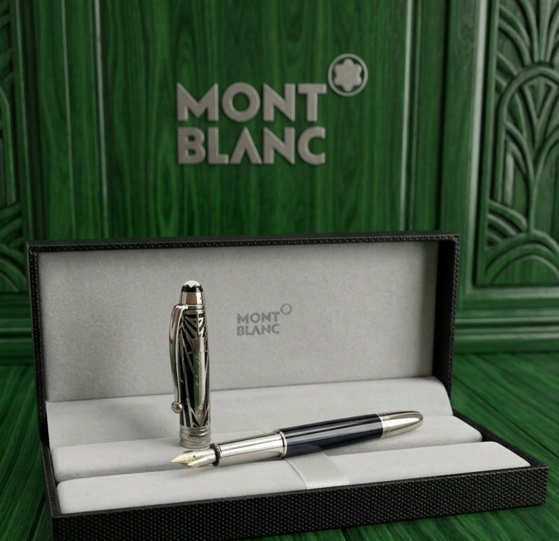 Luxury Montblanc Meisterstück Fountain Pen Designer Clip Empty Ink Fine Writing