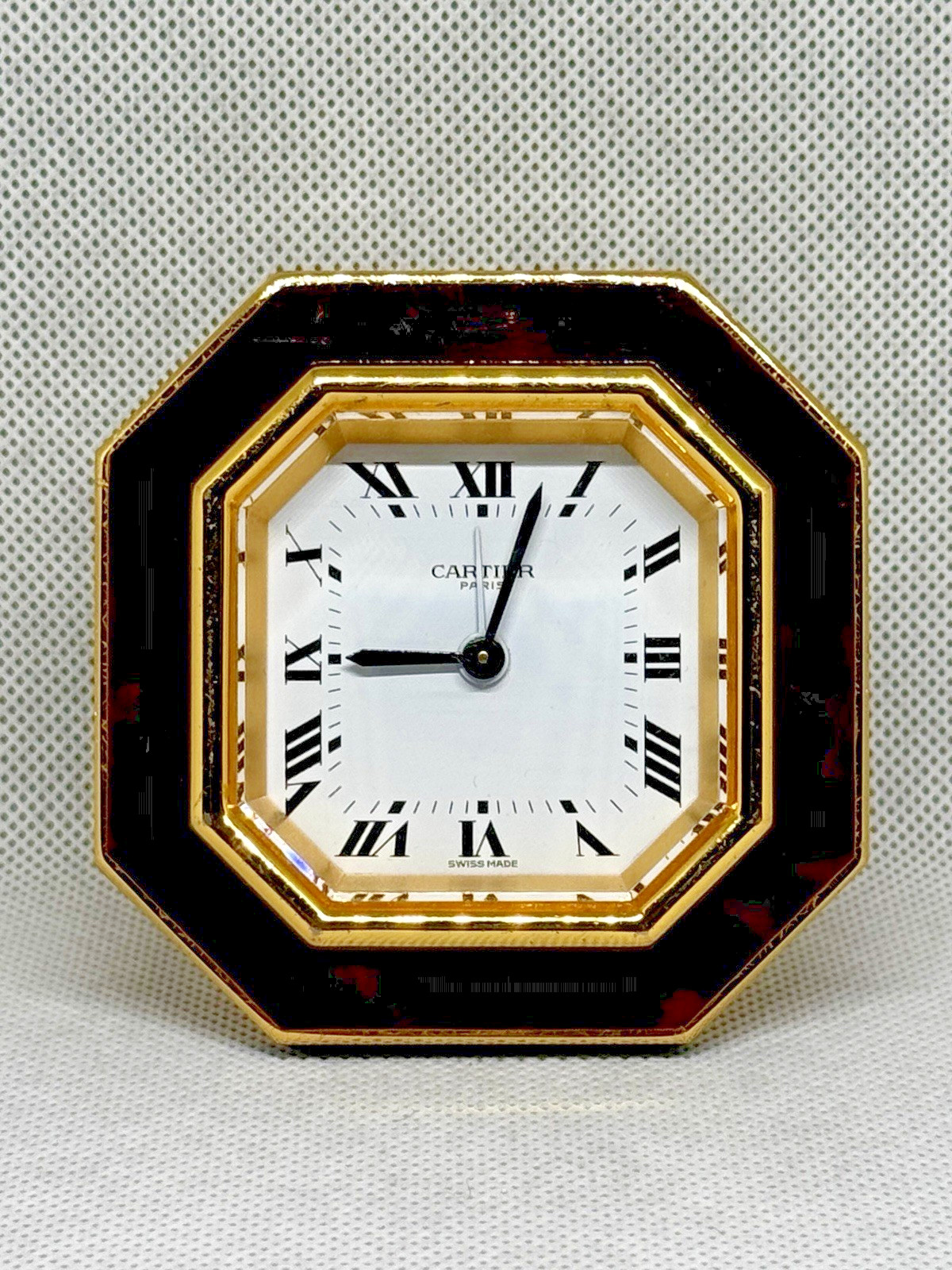 Cartier Paris Ref. 7507 “Les Must” Vintage Travel Alarm Clock  - Runs Well