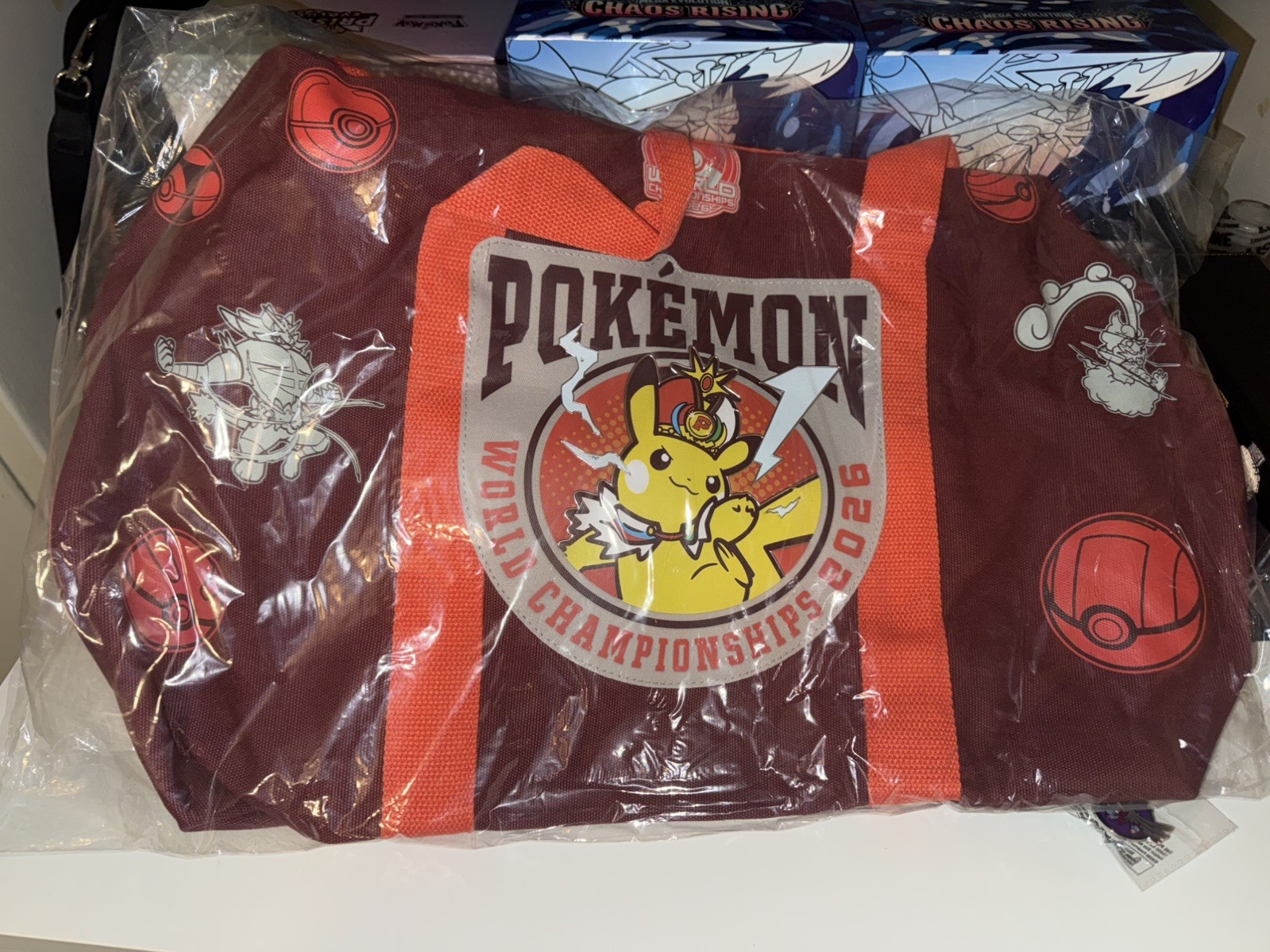 Pokemon World Championships 2026 San Francisco Duffle Bag Exclusive Brand New