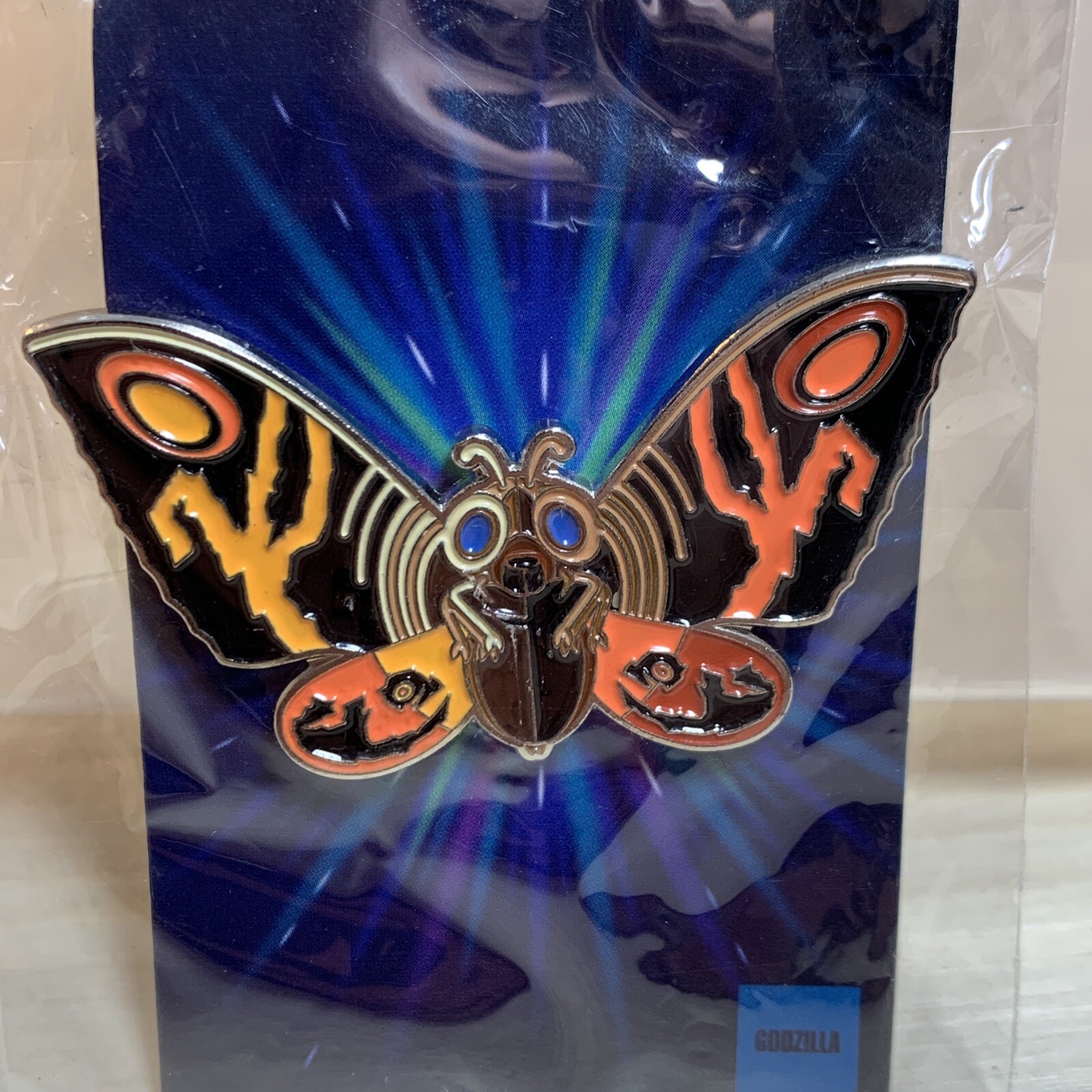 mondo Enamel pin limited edition mothra godzilla kaiju japan
