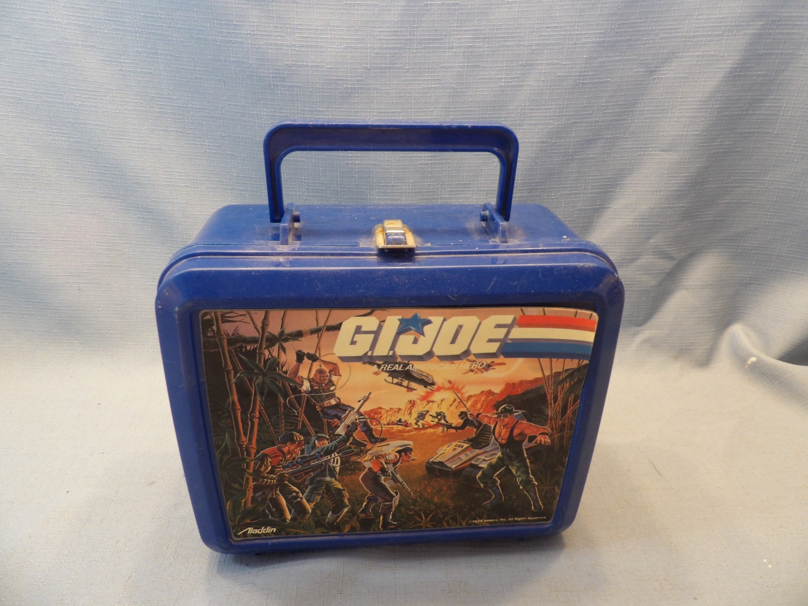 Vintage 1986 Aladdin GI Joe Lunch Box Thermos 