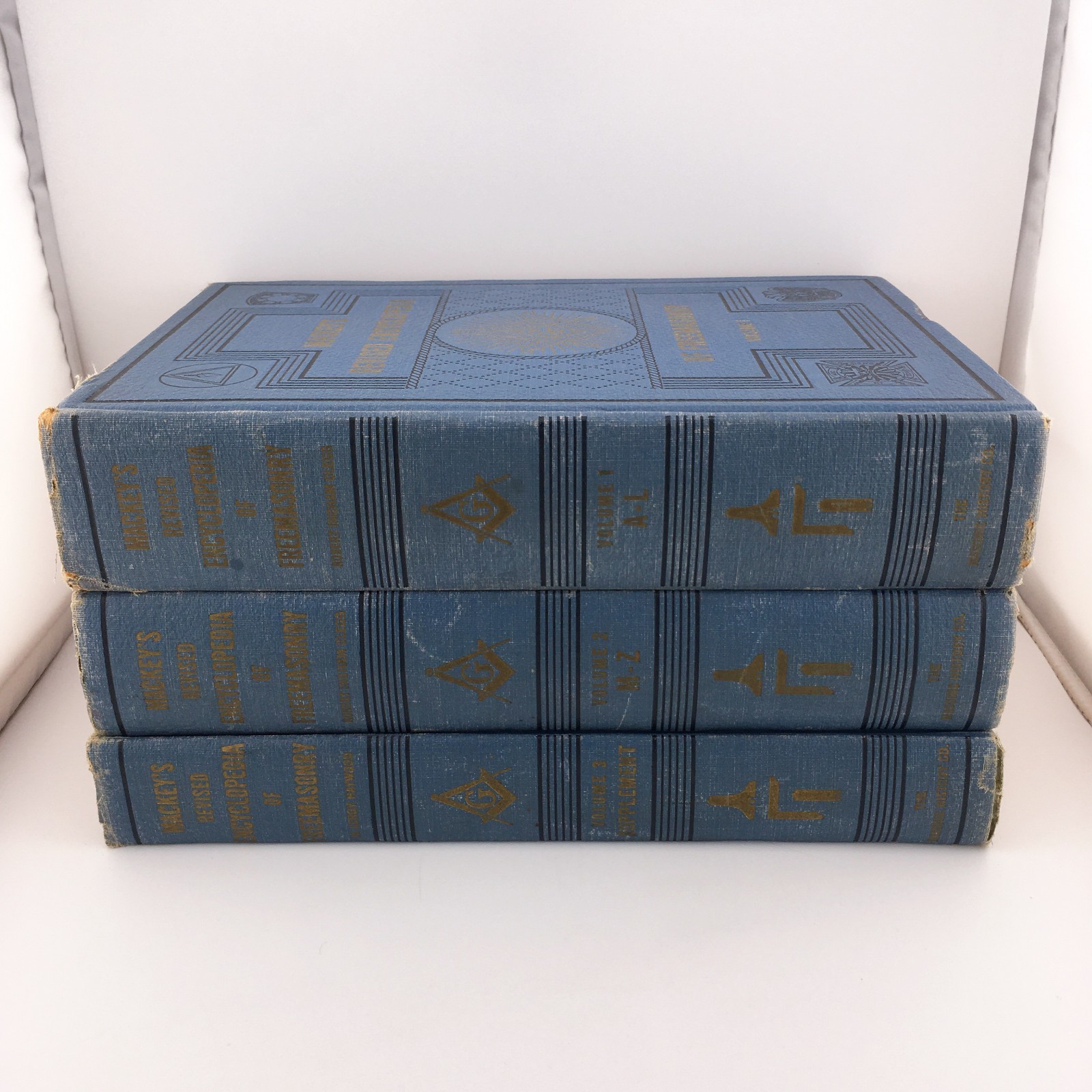 Mackey\'s Revised Encyclopedia Of Freemasonry Masonic Three Volume 1-3 1946