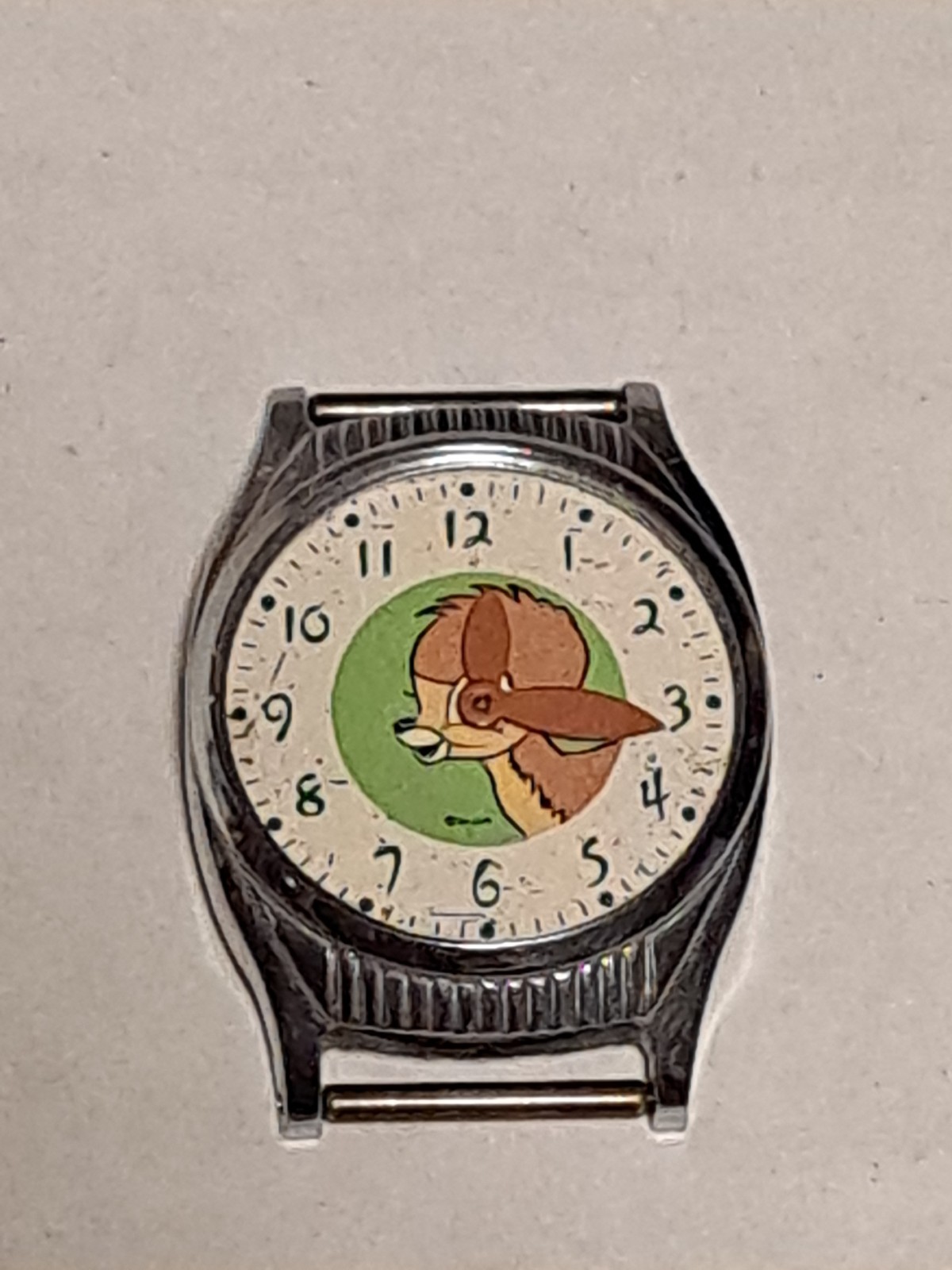 Vintage 1940's BAMBI Ingersoll US Time Watch Disney for Parts or Repair