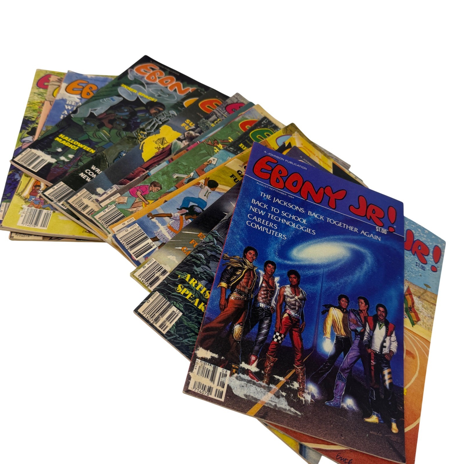 Vintage Ebony Jr Magazine Lot of 25 Issues 1983-1985 The Jacksons Black History Vintage Ebony Jr Magazine Lot of 25 Issues 1983-1985 The Jacksons Black History