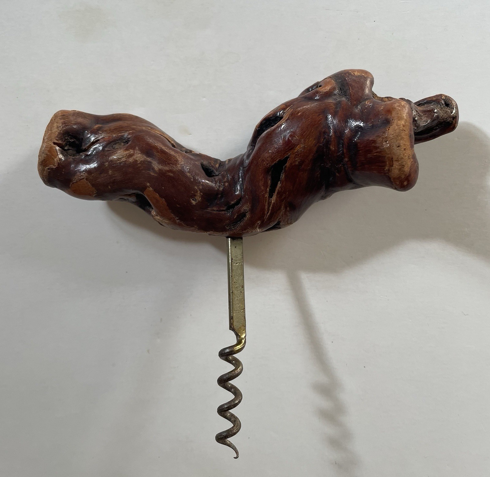 Vtg ‘70s Grapevine Root/ Driftwood Corkscrew Wine Bottle Opener St Paul De Vence Vtg ‘70s Grapevine Root/ Driftwood Corkscrew Wine Bottle Opener St Paul De Vence
