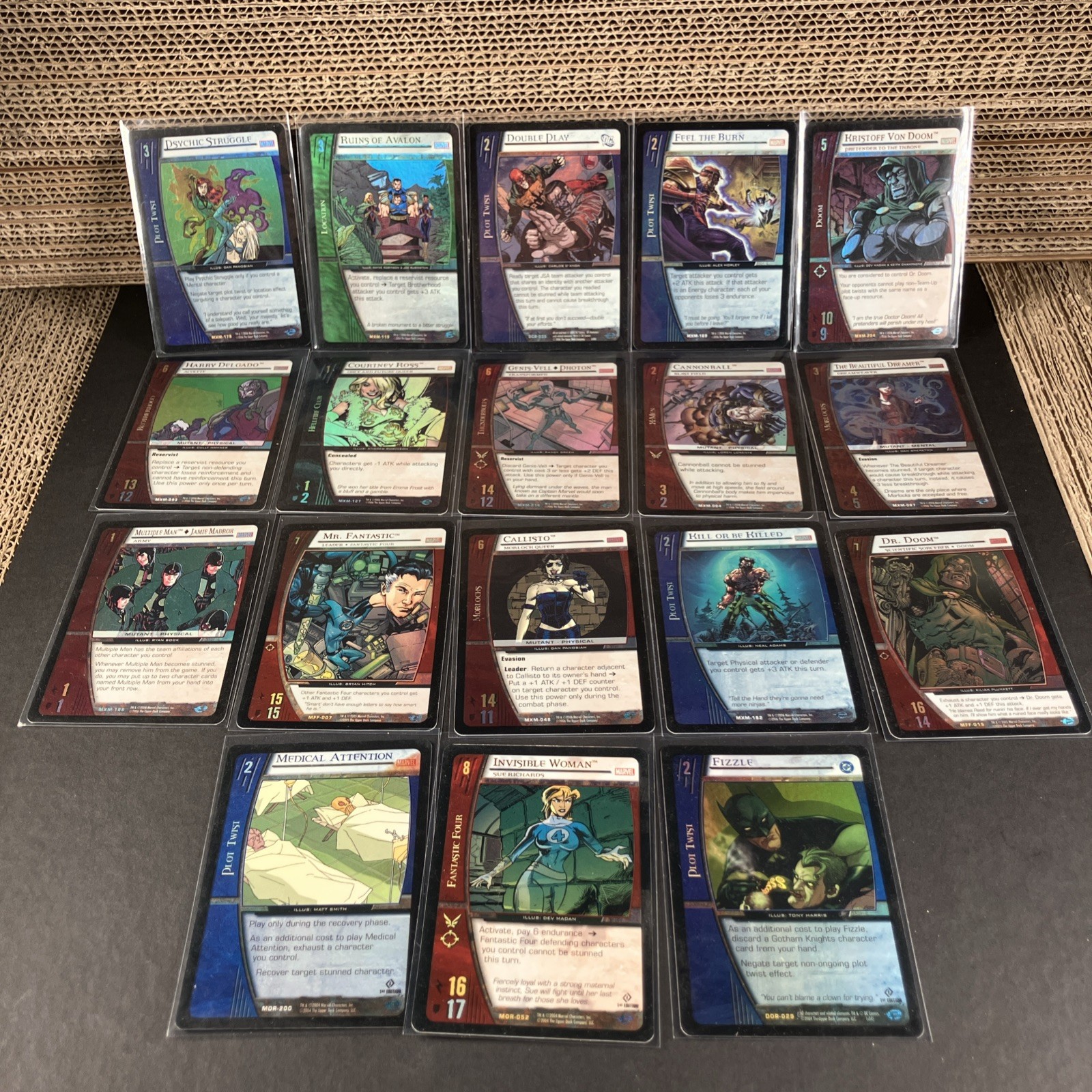 Marvel VS System Foil Cards (18)  First Edition (37) - 52 Total Card Lot