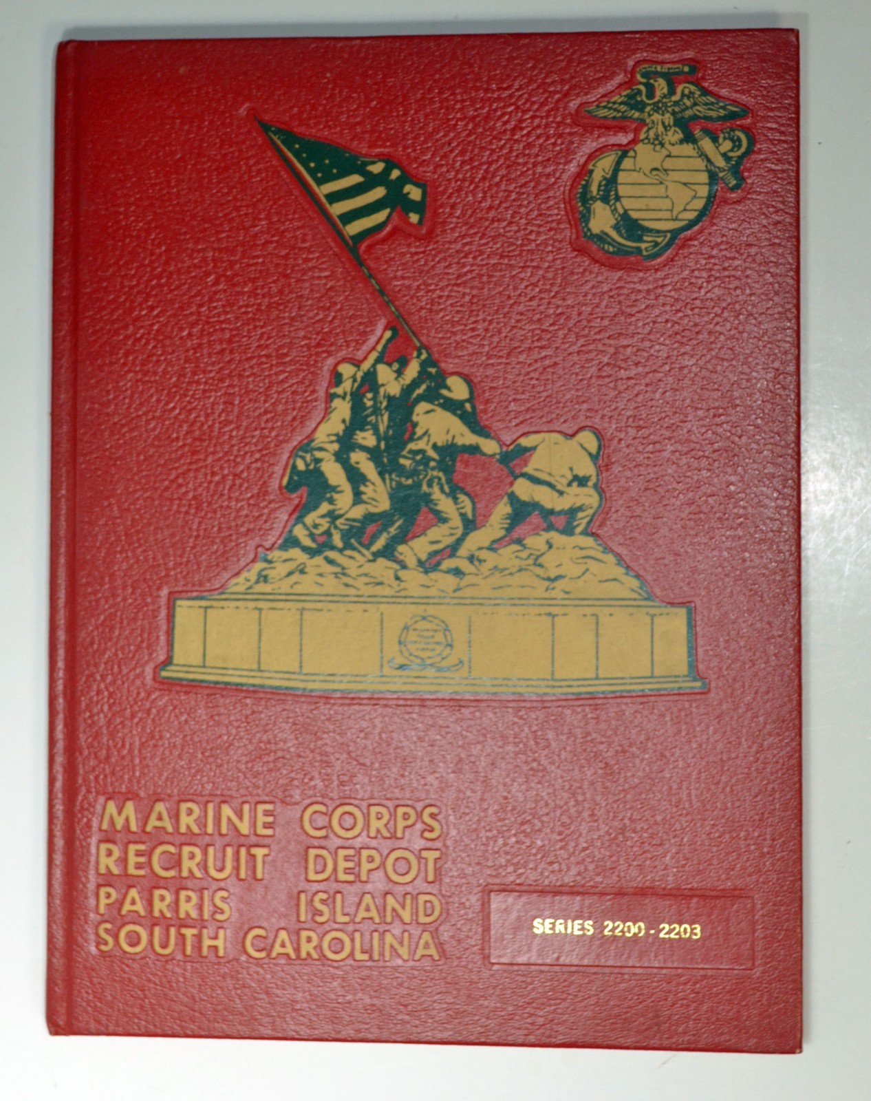 1984 Marine Corps Recruit Depot Yearbook Parris Island Platoon 2200 to 2203 USMC