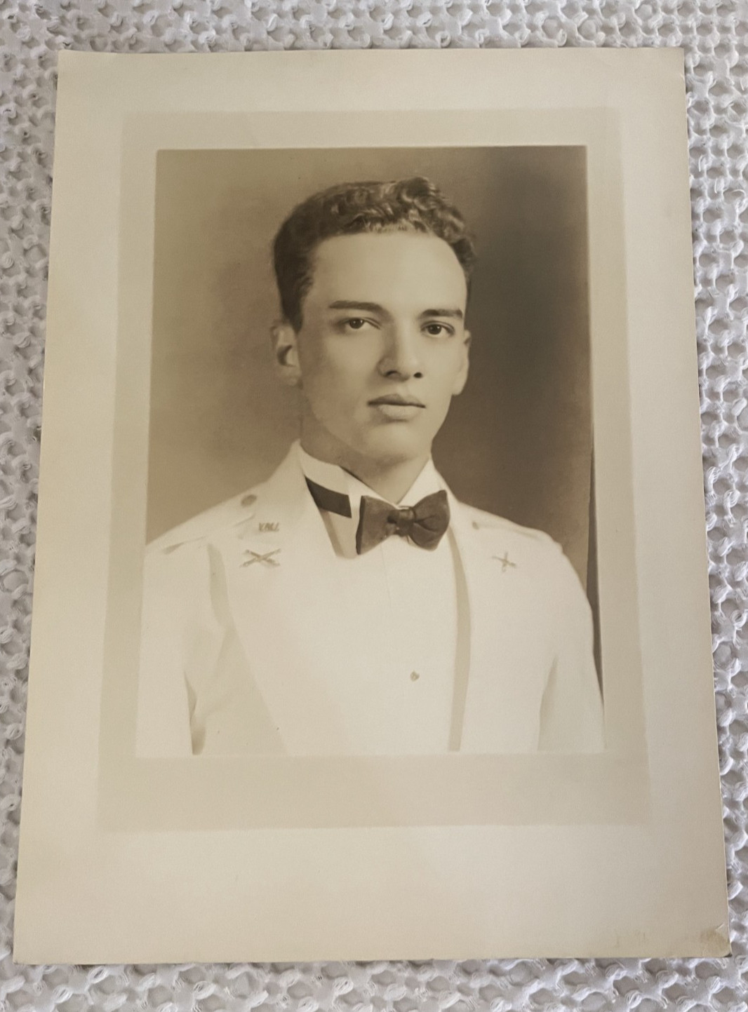 Handsome Young Man - Beautiful 1940s Vintage Studio Photo Portrait - Fundraising