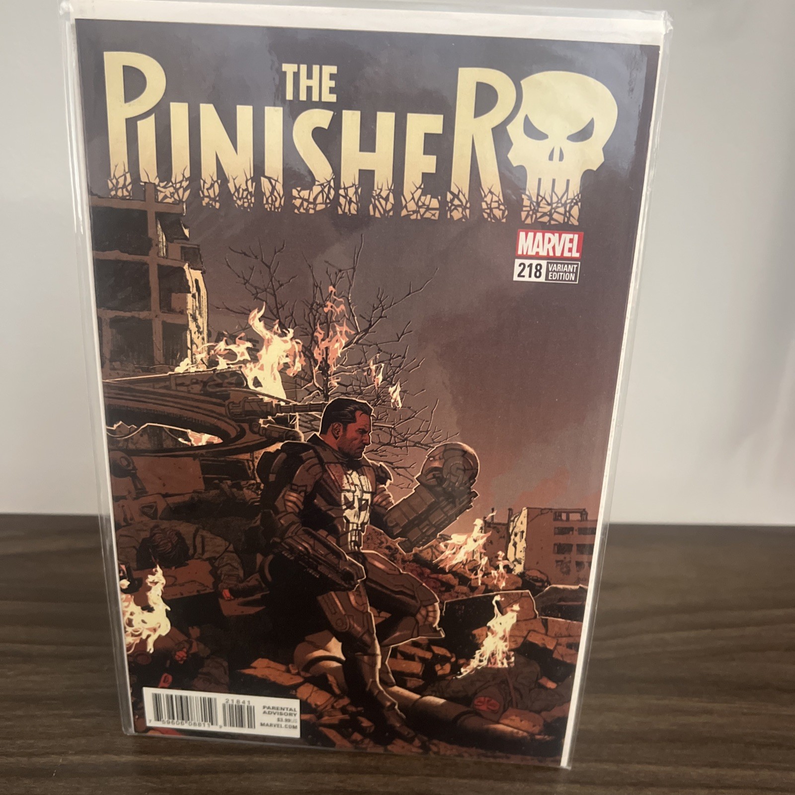 Punisher #218 1:25 Smallwood Variant Punisher War Machine Marvel 1st Print Key