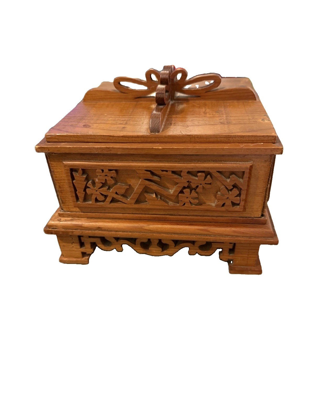 Antique 1910-1920’s Decorative Wood Box Victorian/Edwardian