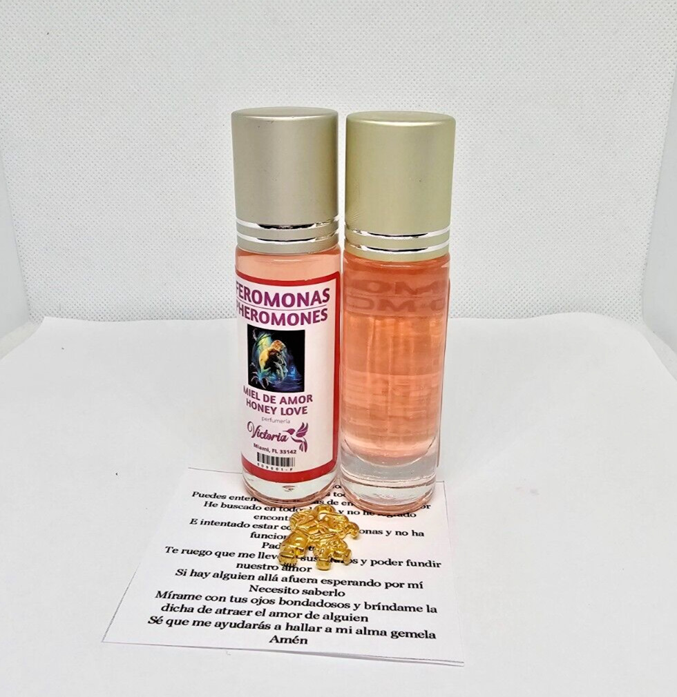 PERFUME MIEL DE AMOR CON FEROMONAS / HONEY OF LOVE DOMINA ATRAE A TU SER AMADO
