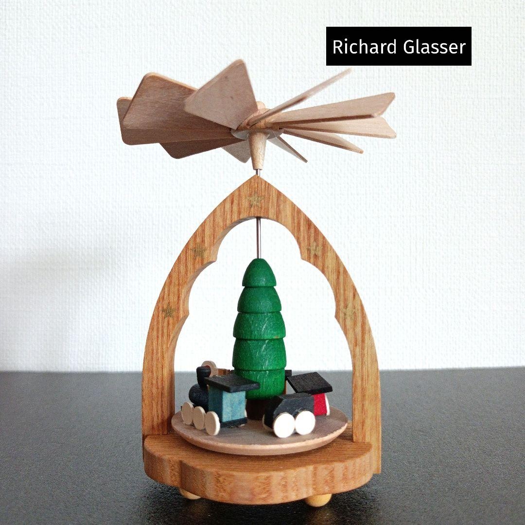 Richard Glaser Wooden Windmill Christmas Pyramid Japan Collectible