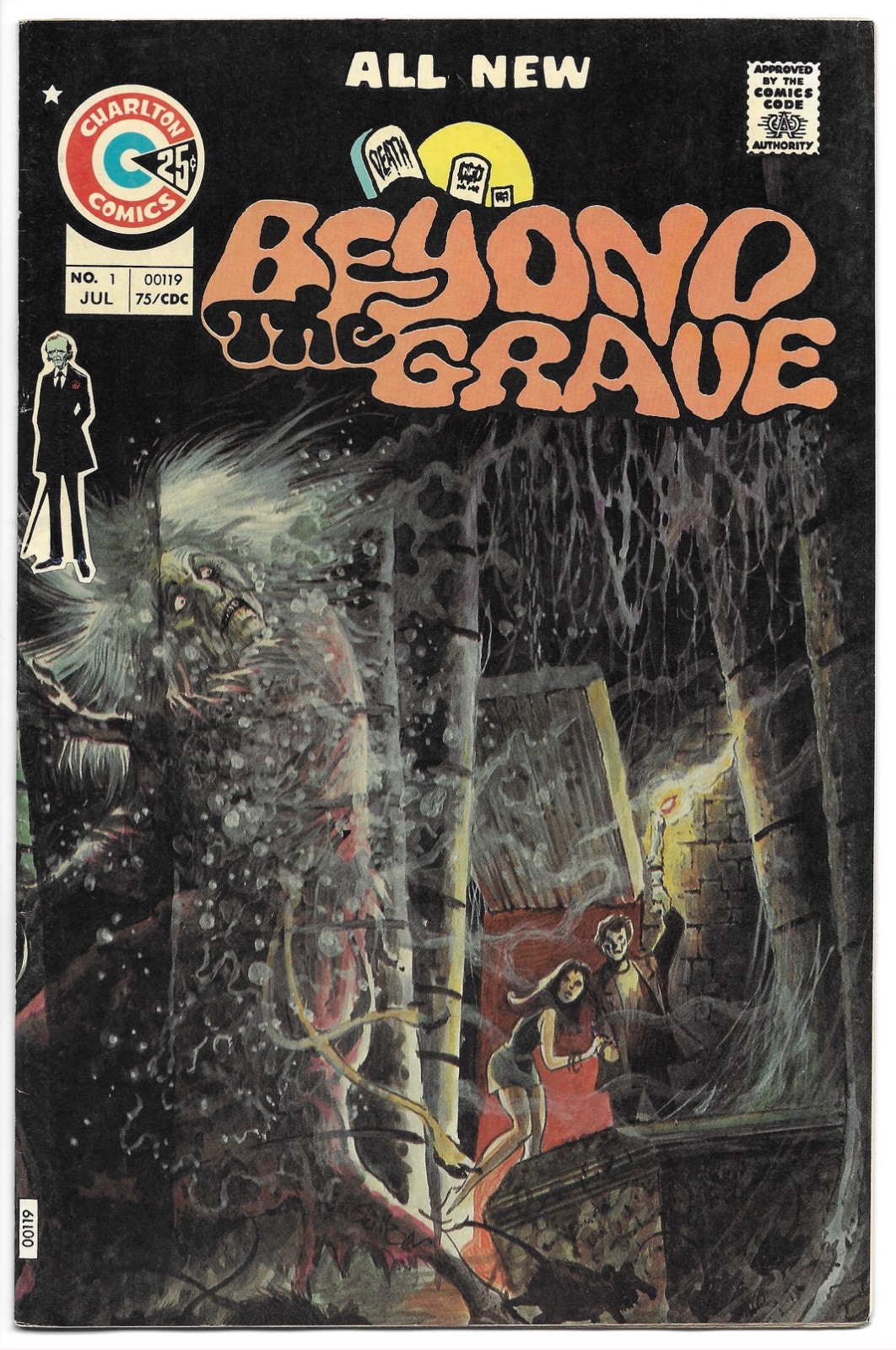 BEYOND THE GRAVE #1 VF+ 8.5 BRONZE AGE CHARLTON STEVE DITKO ART SUTTON COVER
