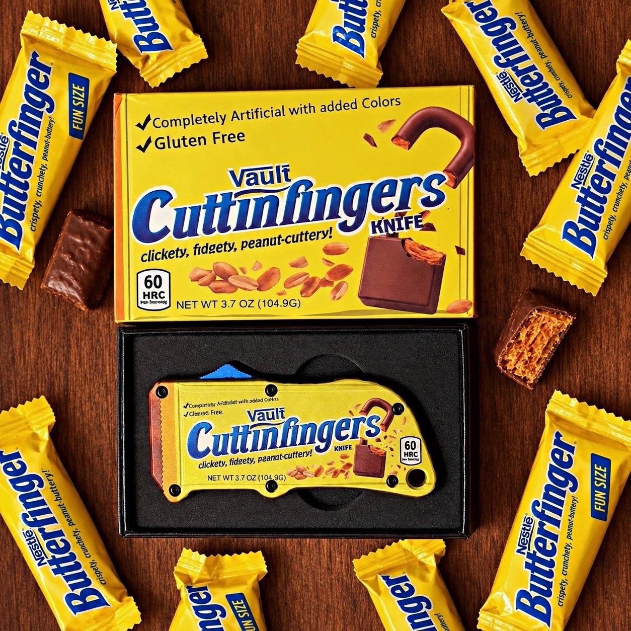 Vault Cuttinfingers SOLD OUT utility knife# 061:-) plus lighter 