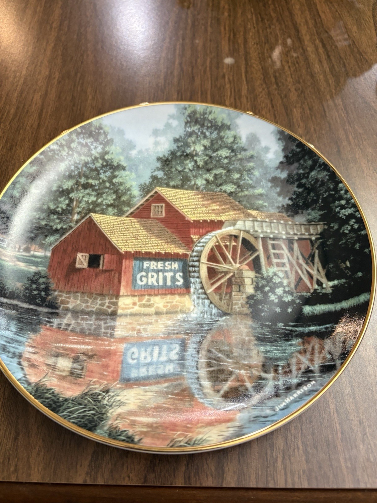 Jim Harrison plate hamilton collection quiet reflections 0775A
