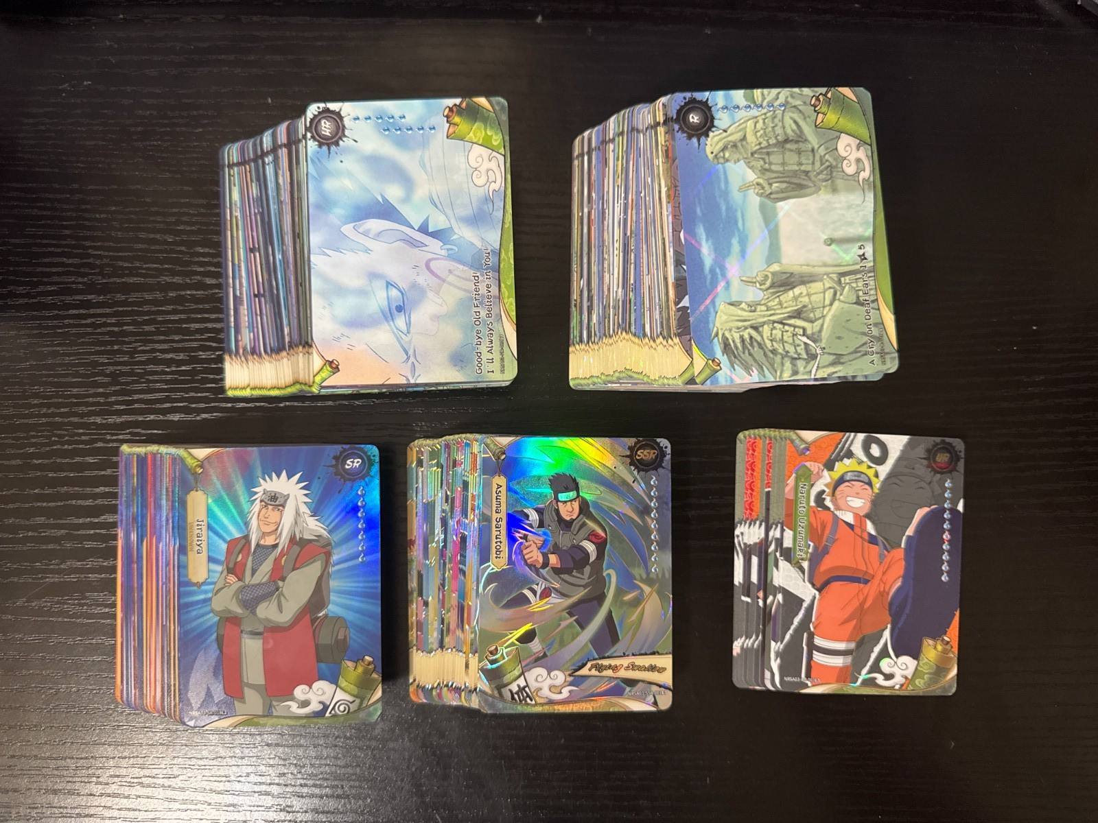 Naruto Kayou English Chapter Jin Series 3 Lot R/HR/SR/SSR/UR (259 Cards)