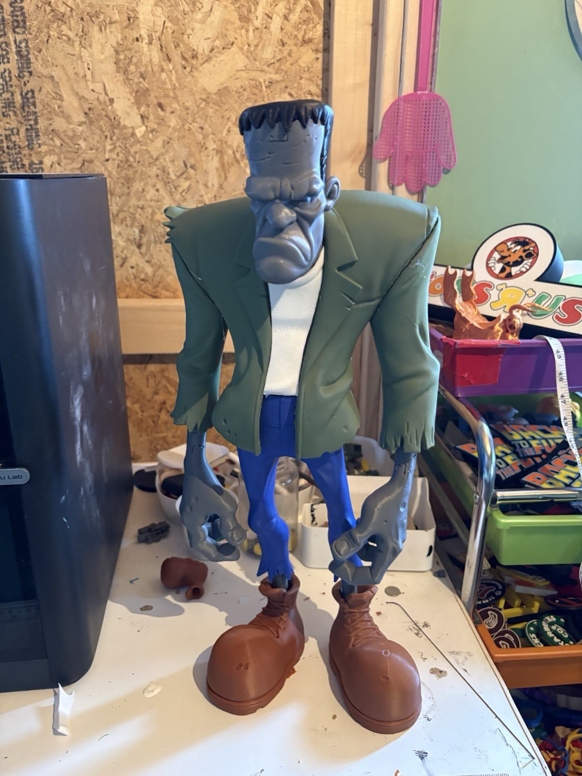 Frankenstein Figurine 3D Printed 18”