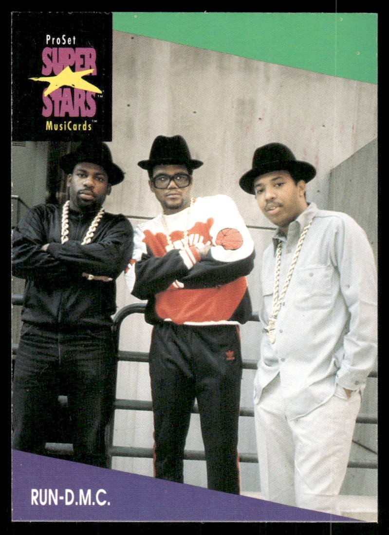 Run DMC 1991 Rap Music Pro Set Card #134 (NM)
