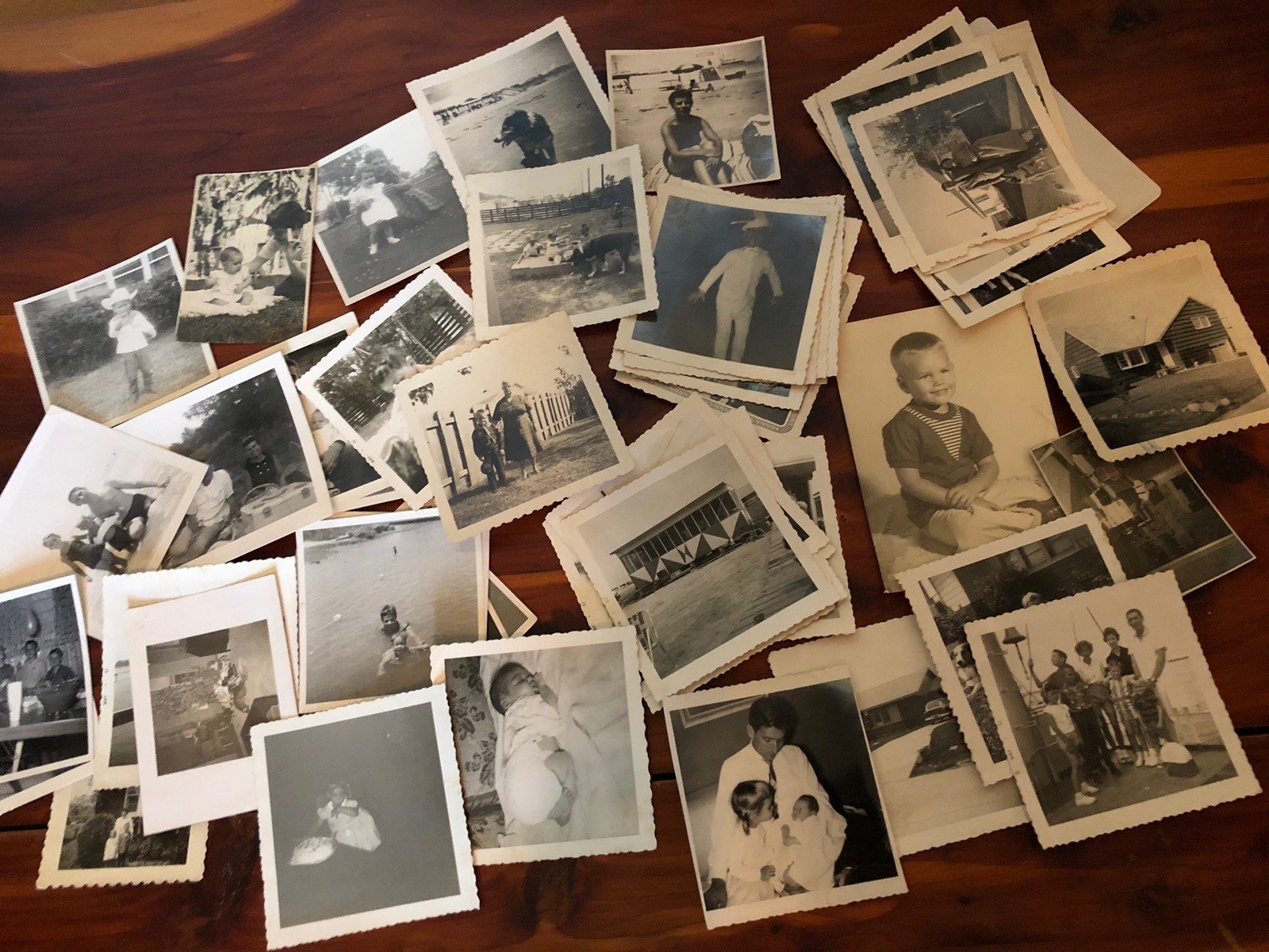 Black & White Photograph Lot Of 100 Random Found Photo Snapshots Vintage Photos