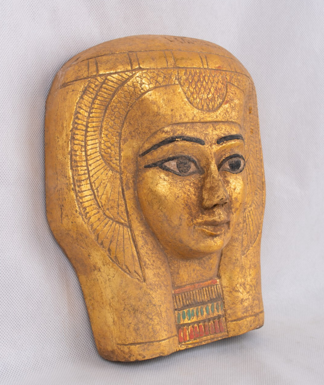 PHARAONIC HANDMADE ANCIENT EGYPTIAN BEAUTIFUL QUEEN NEFERTARI Tomb Mask (BD)