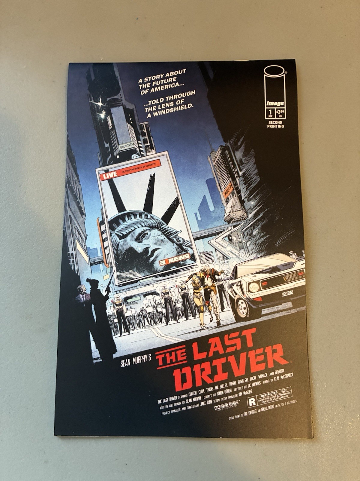 “The Last Driver,” #1; 2nd Printing; Escape From New York Homage; 9.4 NM “The Last Driver,” #1; 2nd Printing; Escape From New York Homage; 9.4 NM