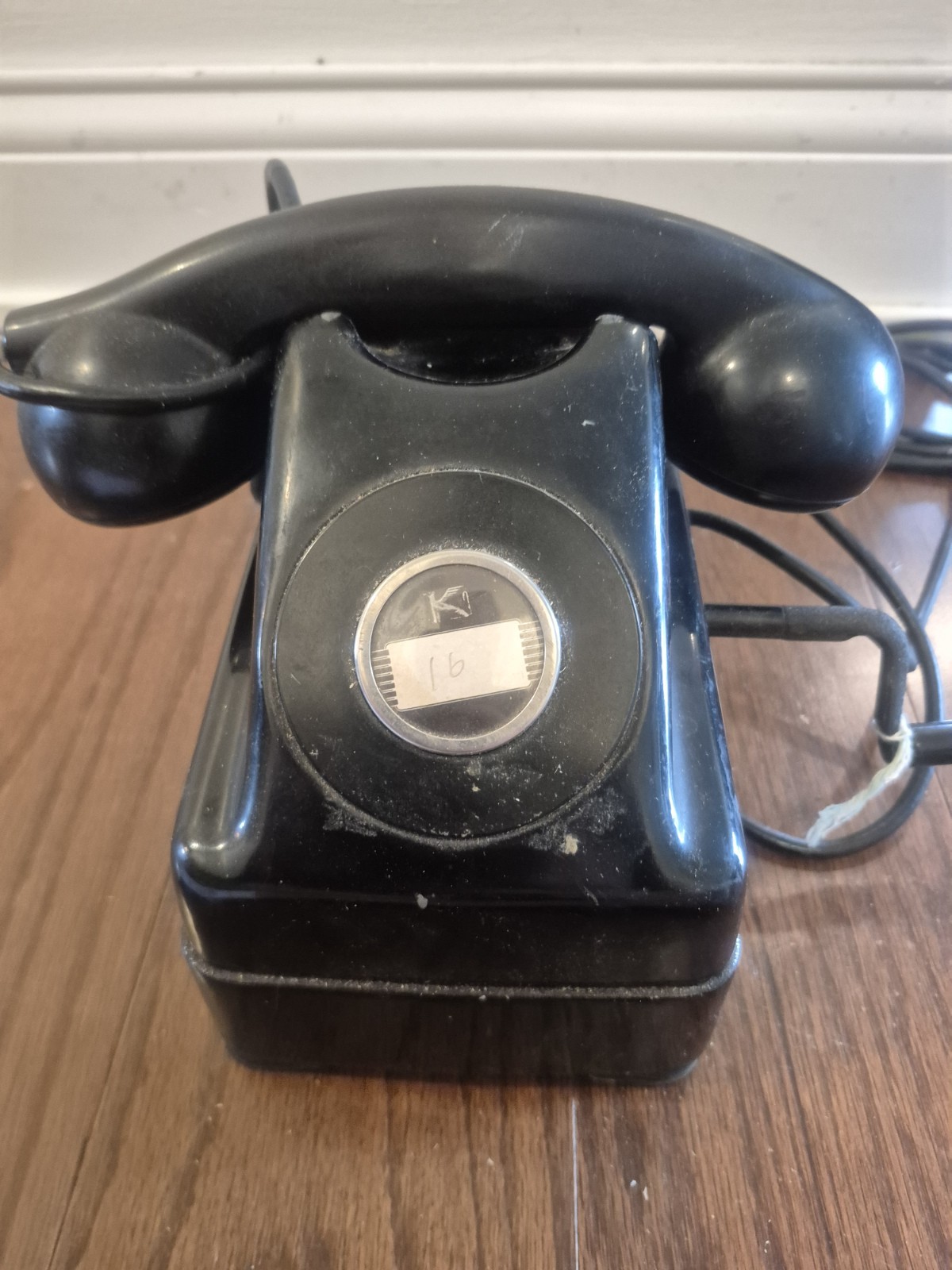 Vintage  Kellogg S&S Co. USA Crank Metal Desk Phone 1070bb 1000 Series Handset
