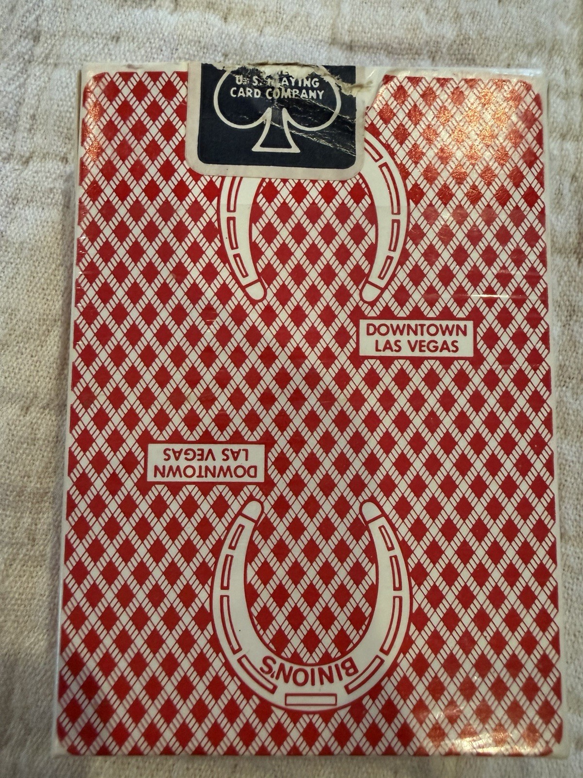 BINIONS HORSESHOE 1983 Casino Playing Cards | MOB ERA | WSOP POKER Vegas