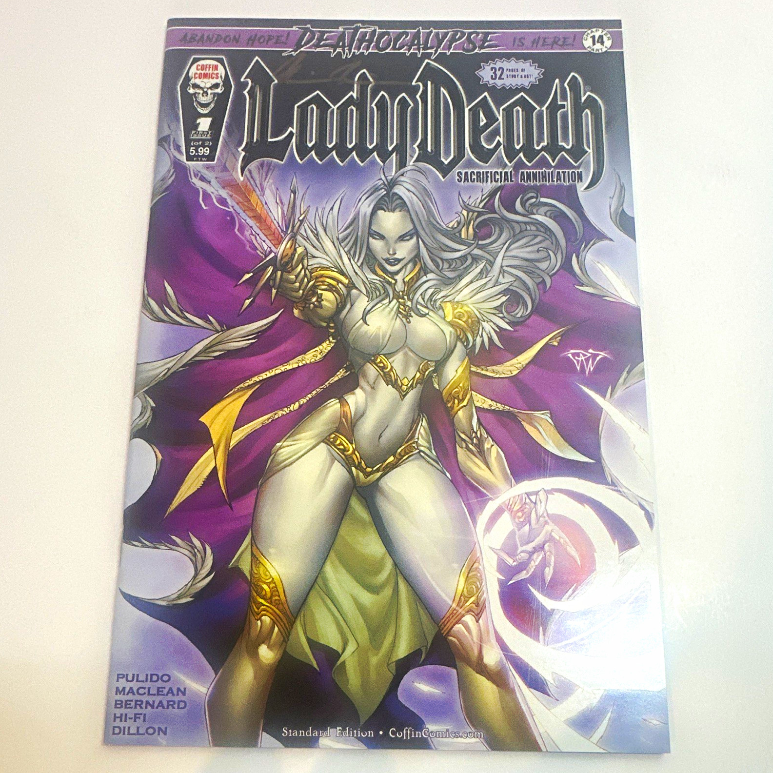 Coffin Comics Lady Death #14 Sacrificial Annihilation Modern Age Color Pulido