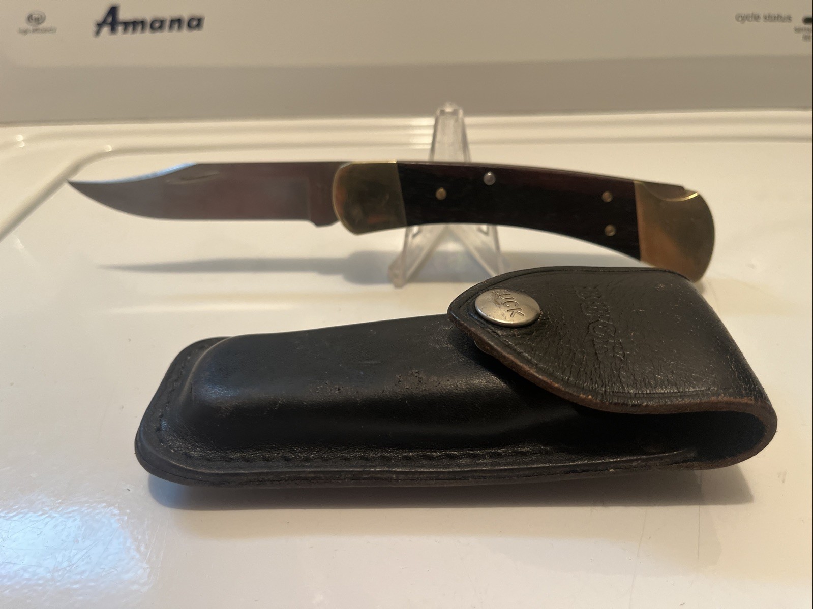 Vintage Buck 110 1981-1986 Knife With Original Sheath
