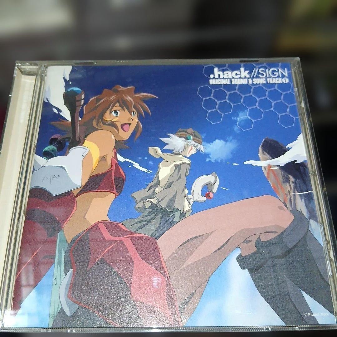 Good condition .hack SIGN Original Soundtrack 1 Yuki KaJiwoora CD