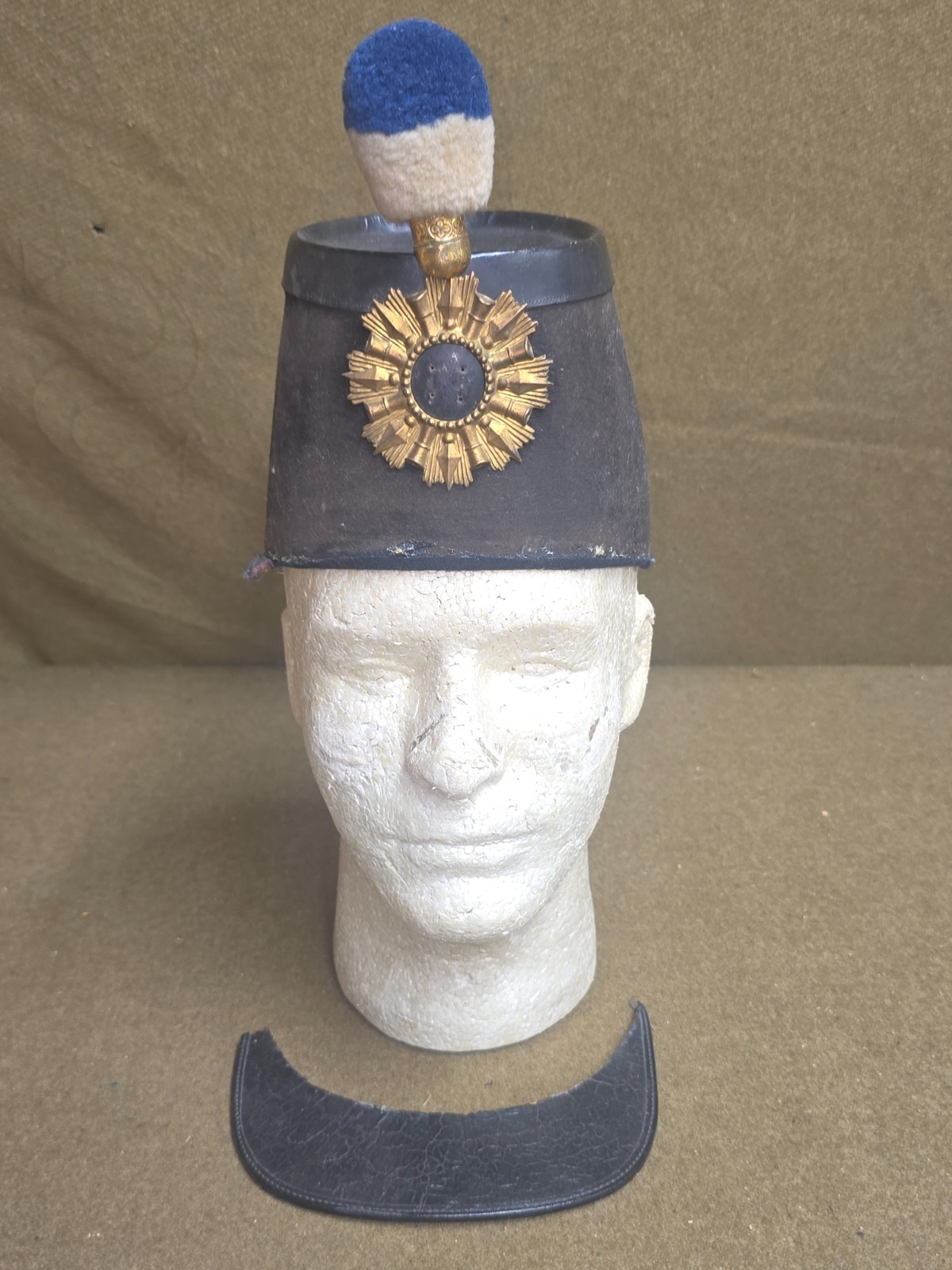 US National Guard M1872 Shako SEE DESC