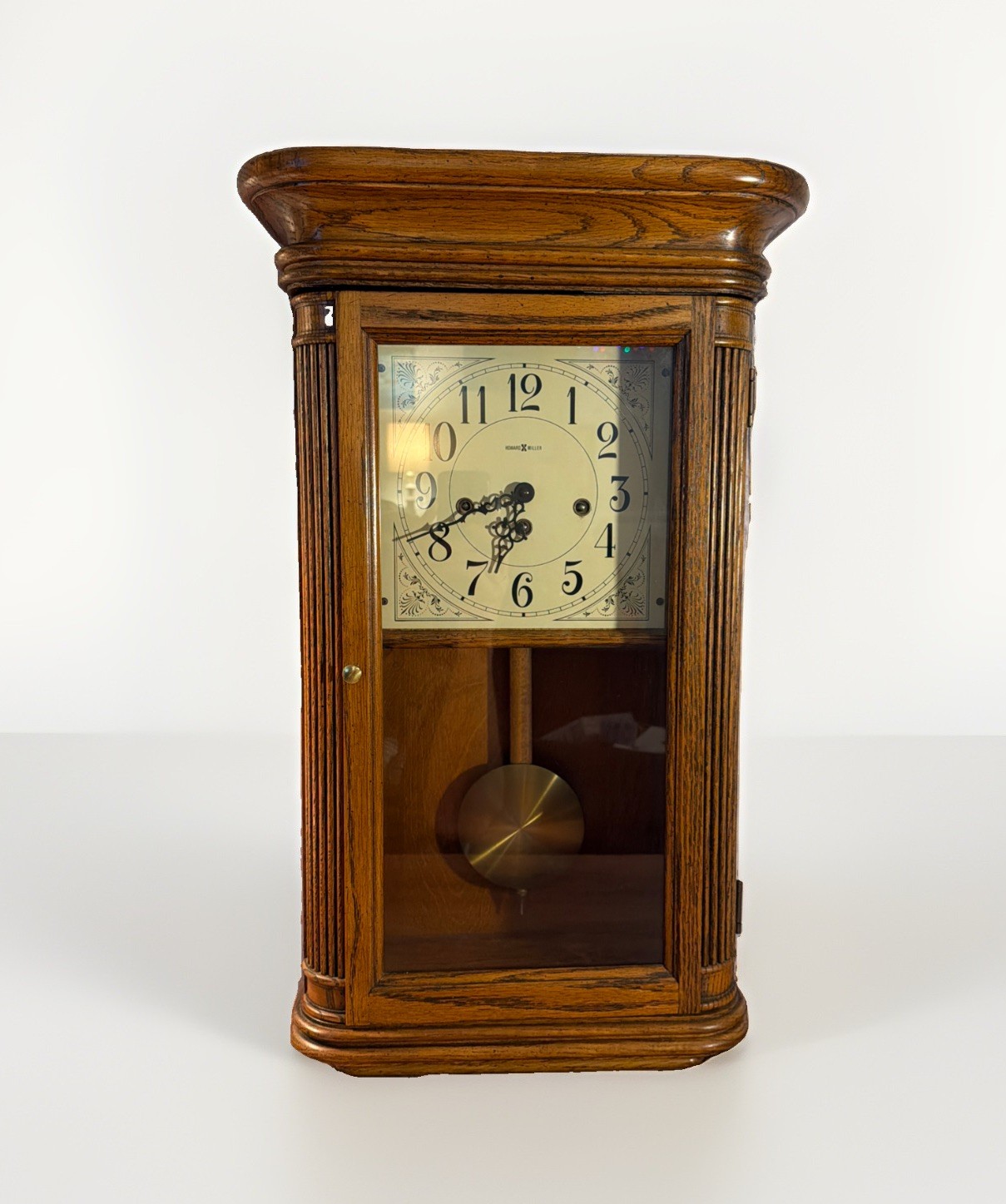 Howard Miller Sandringham 613-108 Chime Westminster Wall Clock - EXCELLENT SHAPE