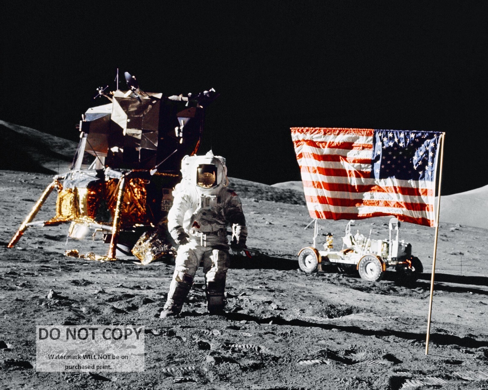 APOLLO 17 ASTRONAUT HARRISON \