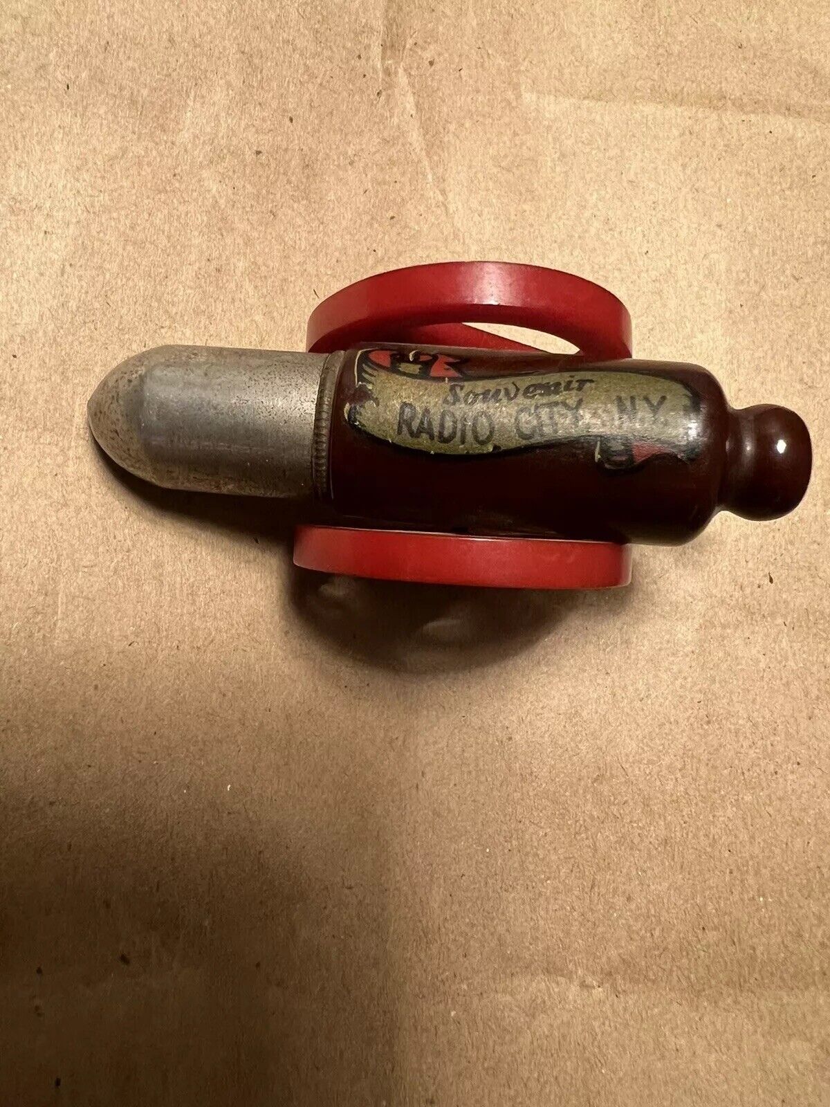 Bakelite Rare Lighter Cannon Souvenir Radio City New York