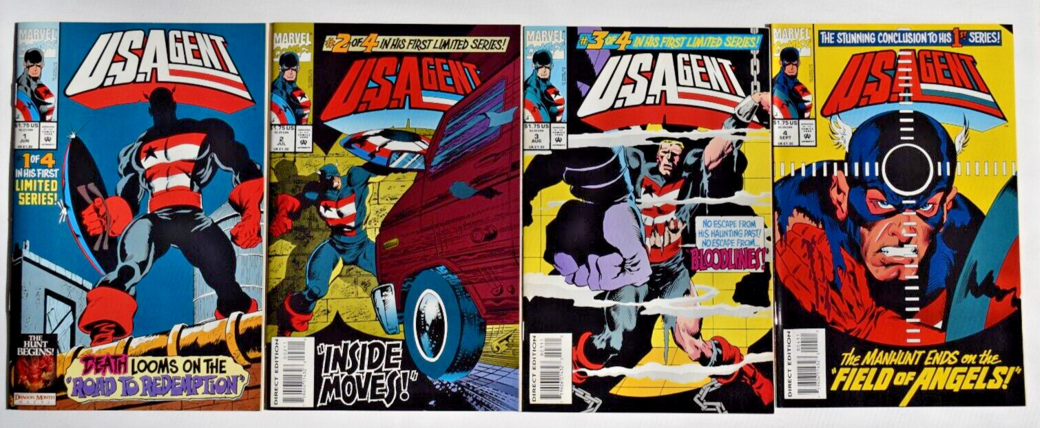 US AGENT (1993) 4 ISSUE COMPLETE SET #1-4 MARVEL COMICS