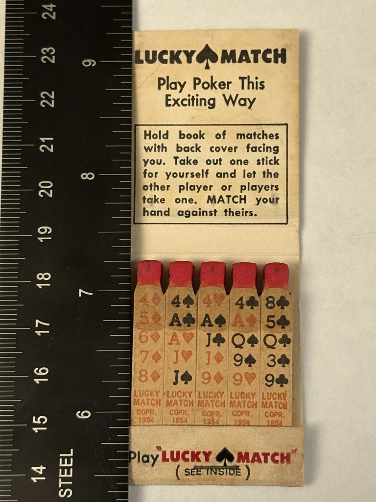 Detroit Sewer Guard Sales Full Feature Matchbook Roseville MI Lucky Match Poker