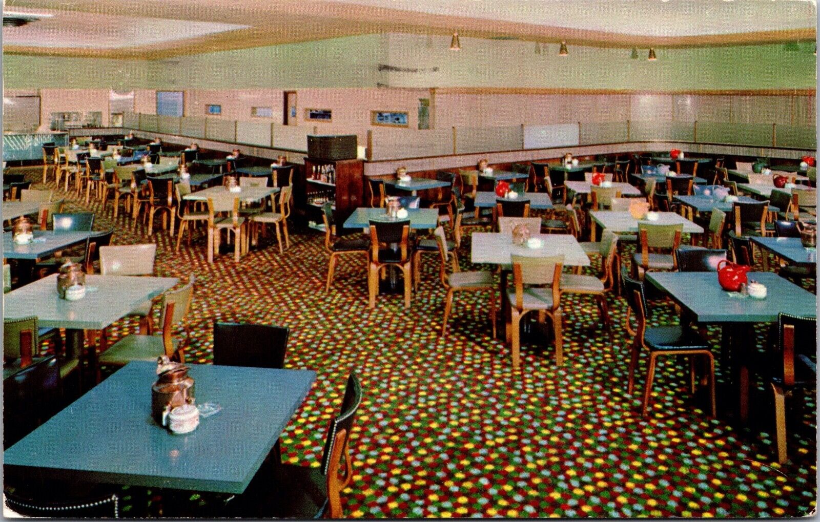 Postcard Interior Boulevard Cafeteria in Miami, Florida~131792