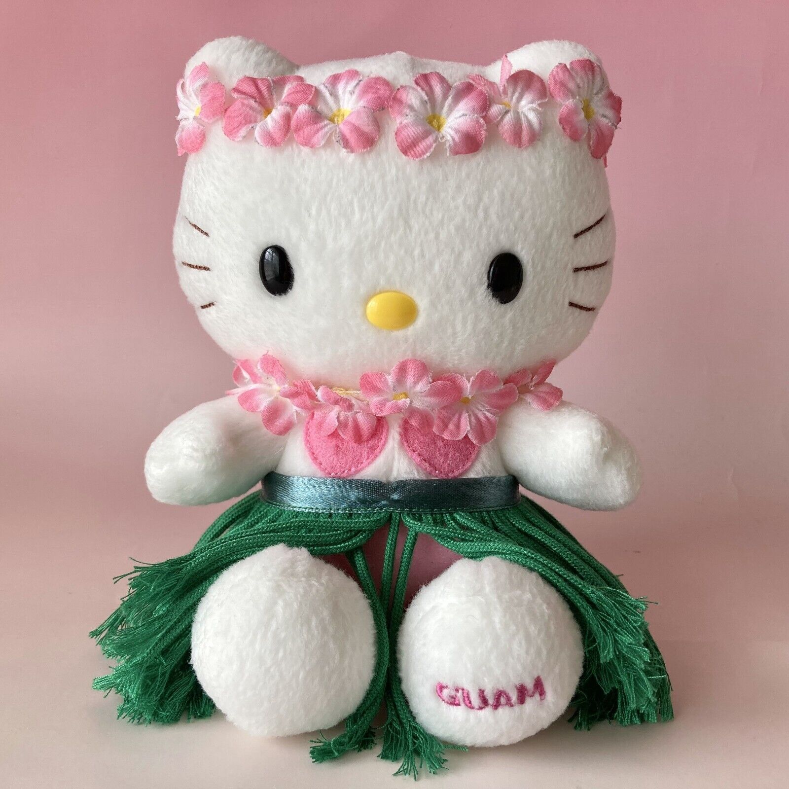 Hello Kitty Guam Hibiscus Plush Doll Mascot 6\