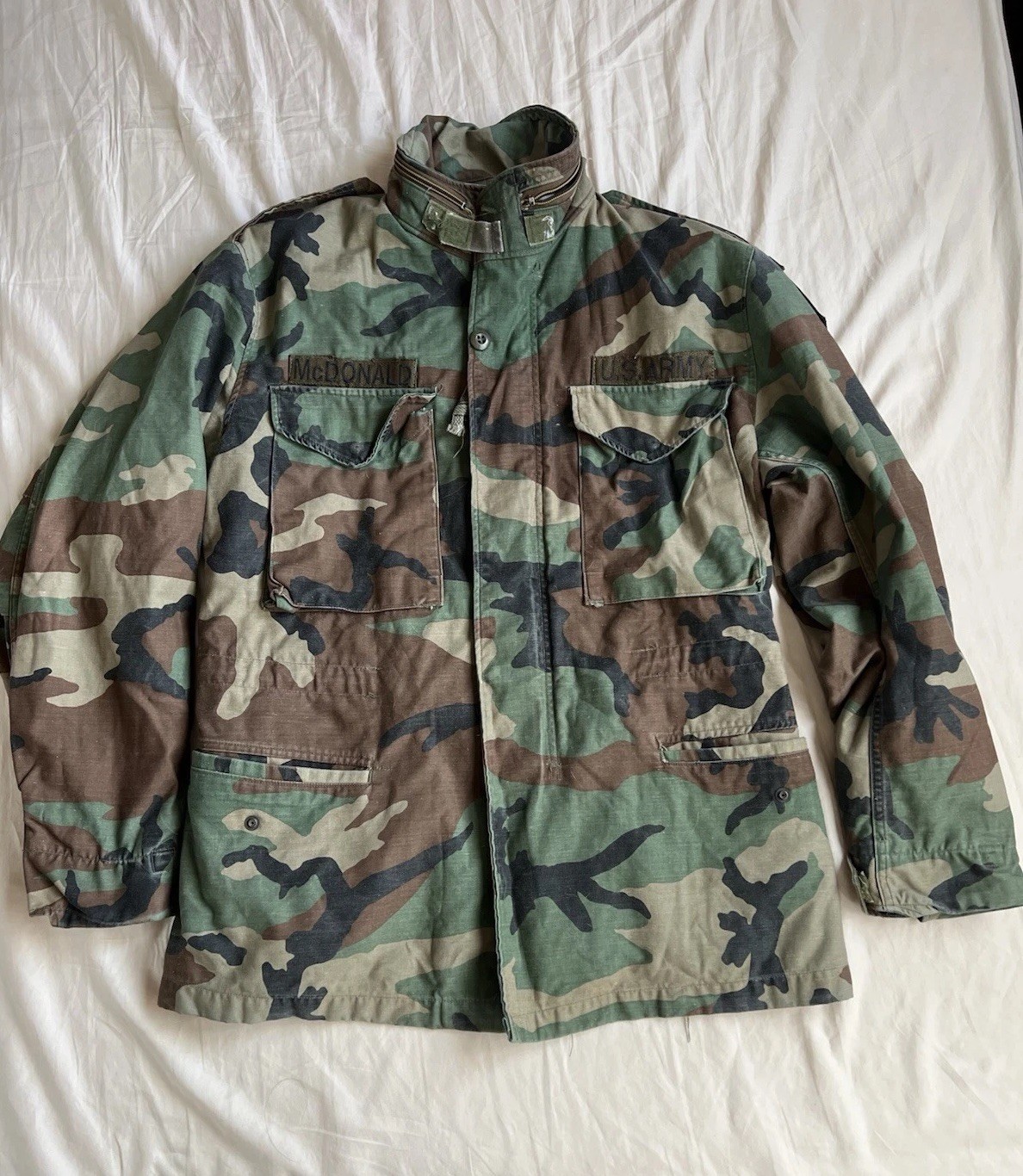 Vintage 1985 US Army 173rd Airborne M65 Field Jacket