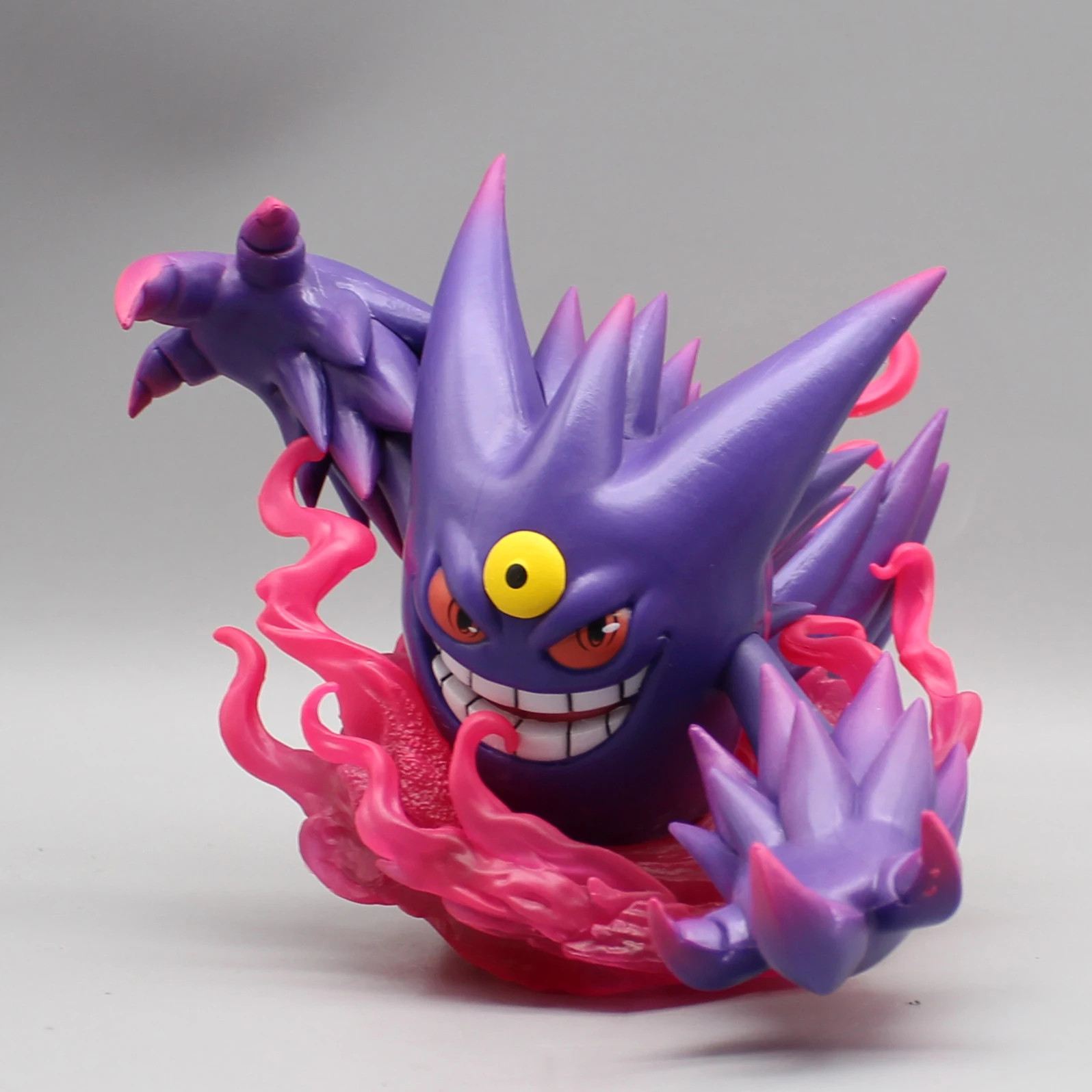 Mega Gengar 16cm Anime Figure LED Light Collectible Model Kawaii Toy Gift Mega Gengar 16cm Anime Figure LED Light Collectible Model Kawaii Toy Gift