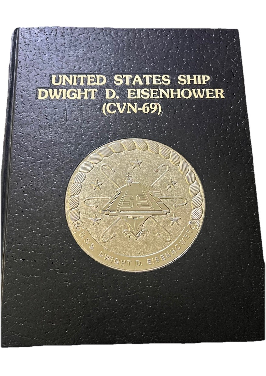 USS Dwight D Eisenhower CVN-69 Mediterranean Cruise Book 1983 Navy