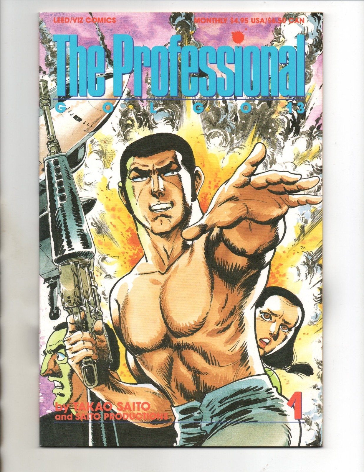 The Professional: Golgo 13 # 1 - 3 Leed/Viz Comics Takao Saito 1991 NM-